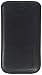 Snugg Galaxy S5 Leather Case in Black - Pouch with Card Slot, Elastic Pull Strap and Premium Nubuck Fibre Interior for the Samsung Galaxy S5