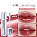 JUDYDOLL Ice Watery Lip Gloss- Long Lasting & Transfer-Proof, Infused with 86% Essence with Ice Iron Applicator, Non-Sticky Glossy Finish for Daily Wear, Mirror Lip Glazes, Moisturizing Plumping Gloss