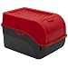 Produktbild ARTECSIS Kartoffel Aufbewahrungsbox rot I Gemüsebox Kartoffelbox mit Deckel für ca. 4 kg Kartoffeln + 6 Aufkleber mit Gemüsesorten