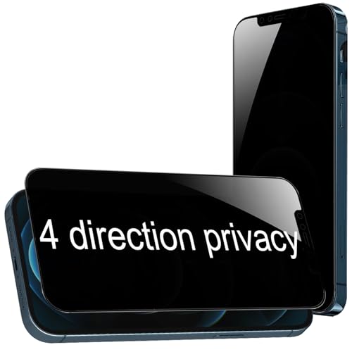 Anti-espion iPhone 12 Pro Max : protégez votre écran des regards obliques et des rayures 9H