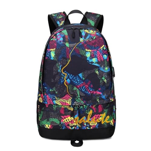 Mochila de baloncesto número 24 para llevar balón y libros sin perder espacio en clase