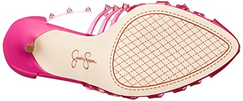 Jessica Simpson Women's Westah Studded Ankle Strap Heel Pump, Calypso Pink, 7.5 #TOP3