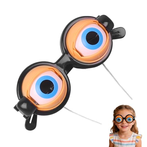 XUQEAYWD Gafas Graciosas,Juguetes De Broma Con Ojos Parpadeantes