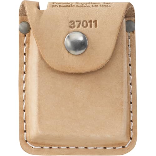 Funda de Cuero Mediana para Brújulas con Cierre y Cinturón miniatura 1