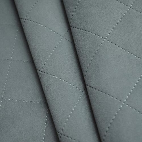 Tissu d'ameublement matelassé velours microfibre pour masquer usure de fauteuil