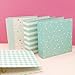 Craftelier - Diagonal Stripe Pattern Lined Cardboard Album (6“ x 8”) - All You Need is Christmas | 2 White Metal Ring System | Size 22.5 x 23 x 6 cm - Color Pink and Fuchsia