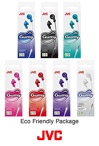 Image of JVC - HA-F14-PN-U - Earphones - White (Pink)