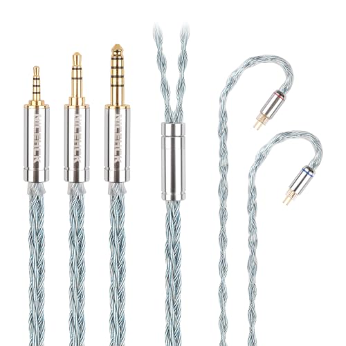 Amazon | NICEHCK BlueCat 銀メッキ銀銅合金ケーブル イヤホンリ