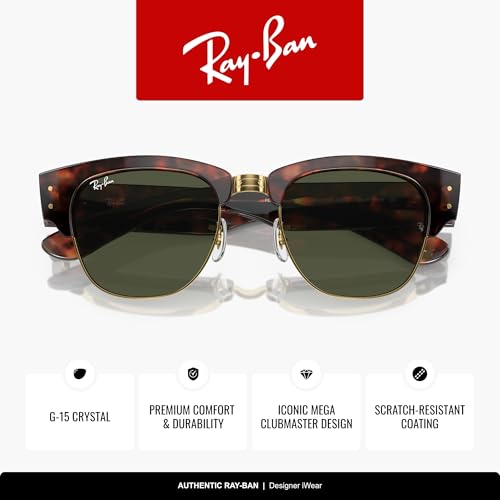 Image of Ray-Ban RB0316S Mega Clubmaster Square Sunglasses for Men for Women