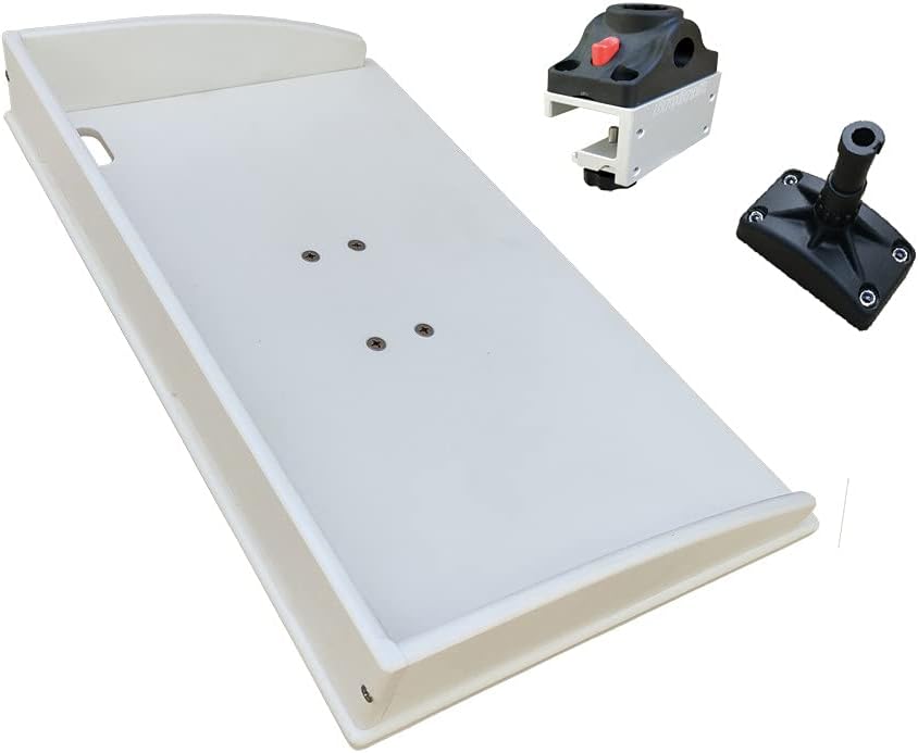 Brocraft Bait/Fillet Table for Alumacraft Boat AlumaTrac mounting System/AlumaTrac mounting System Cutting Board/Alumacraft Boats Fillet Table