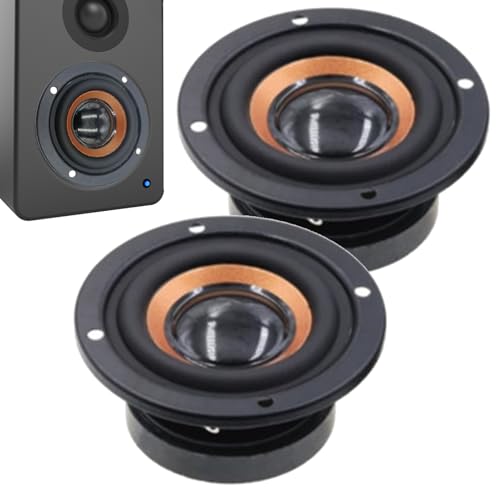 Coppia di woofer audio - Subwoofer domestico compatto unità altoparlante stereo Sostituzione da 5.1 cm per duall canale per sale giochi sistemi musicali o