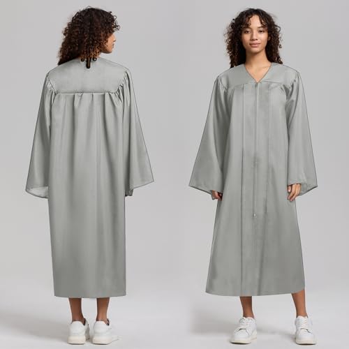 Image of Graduation Cap and Gown 2026 Matte Unisex for High School Bachelor | Heavyweight Matte Polyester, Zipper Closure, Adjustable Cap with 2026 Tassel, Sizes 39-60, Bulk Orders Available