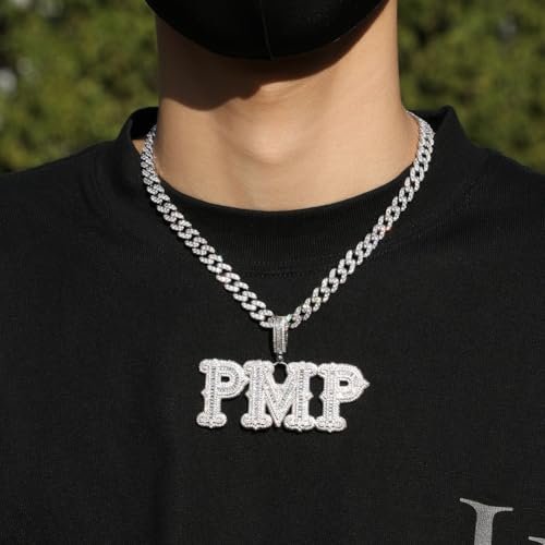 Lulu Mel Iced Out Baguette Diamond Gold Plated Name Necklace Personalized For Men Women, Hip Hop Jewelry Custom Name Plate Necklaces Baguette With Tennis Chain2