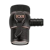 ROLYA Kitchen Sink Tap Water Filter Faucet Diverter Valve Aerator for Quick Push on 3/8 inch Tubing Replacement Part Oil Rubbed Bronze