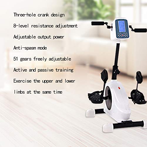 Image of Indoor Pedal Exerciser, Adjustable Resistance Arm & Leg Fitness Training Machine for Handicap, and Stroke Survivor,Electronic Physical Therapy Rehabilitation Bike