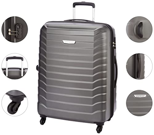Image of Aristocrat Set of 2 Juke Grey Polycarbonate Hardsided Luggage Medium & Large (JUKESETD1MGP)