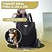 SAGATUS Bolso Mujer I Mochila Antirrobo Mujer I Color Negro I Cremalleras Ocultas y bolsillo trasero I Impermeable y Ligera I Diseño casual para diario o viaje I Compartimientos organizados Imagen de SAGATUS Bolso Mujer I Mochila Antirrobo Mujer I Color Negro I Cremalleras Ocultas y bolsillo trasero I Impermeable y Ligera I Diseño casual para diario o viaje I Compartimientos organizados