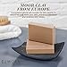 Eumora Classic egA Bar (Box of 4), Facial Cleansing Moor Clay Soap. Organic Face Wash for Anti-Ageing, Wrinkles, Fine Lines, Lifting, Firming. All Natural SLS-Free Face Detox Cleanser for Men, Women.