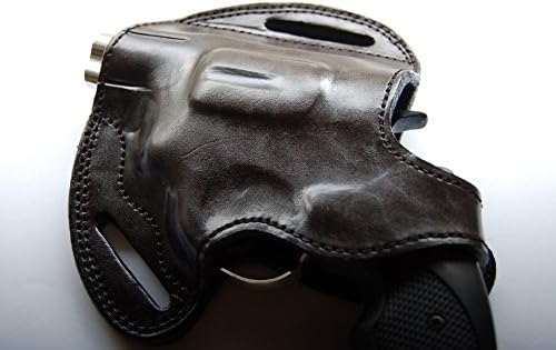 Leather Belt OWB Holster for Colt Cobra 38 Special 2 inch Revolver Left Hand