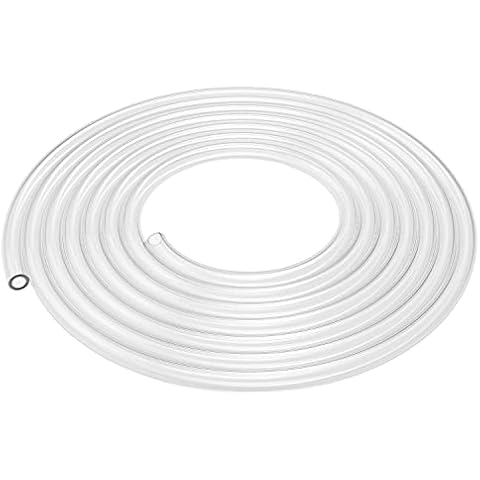 Labasics Silicone Tubing, High Temp Food Grade Pure Silicone Tubing Natural Silicone Tube 3/8 inch (9 mm) OD 1/4 inch (6 mm) ID, Highly Elastic and Strong, 3 Meter Cover
