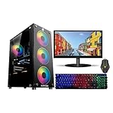 PC GAMER AMD RYZEN 5 5600G - 16GB DDR4 - SSD 480GB - RADEON VEGA 7 - MONITOR 19'' - KIT GAMER RGB TECLADO E MOUSE