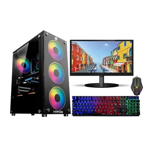 PC GAMER AMD RYZEN 5 5600GT - 16GB DDR4 - SSD 480GB - RADEON VEGA 7 - WIFI/WINDOWS 11 - MONITOR 19'' - KIT GAMER RGB