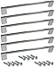 AERZETIX: 6X Tirador para cajón alacena Puerta Mueble Armario Shala Cromo 160mm C41701