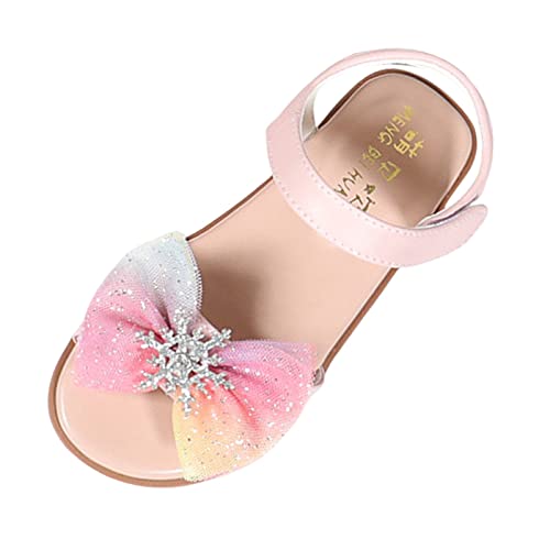 Girls Sandals Children Shoes Fashion Flat Snowflake Sandals Ice Princess Sandals Big Children Little Girl Kitty