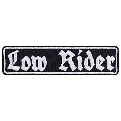 Biker Aufnäher 'Low Rider' Aufbügler/Patch Rocker zum annähen |...