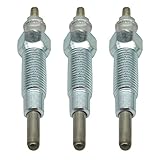 3Pcs Glow Plug 15521-65510 15521-65511 Compatible with Kubota Tractor B7100 L175 L185 L2050 L225 L23
