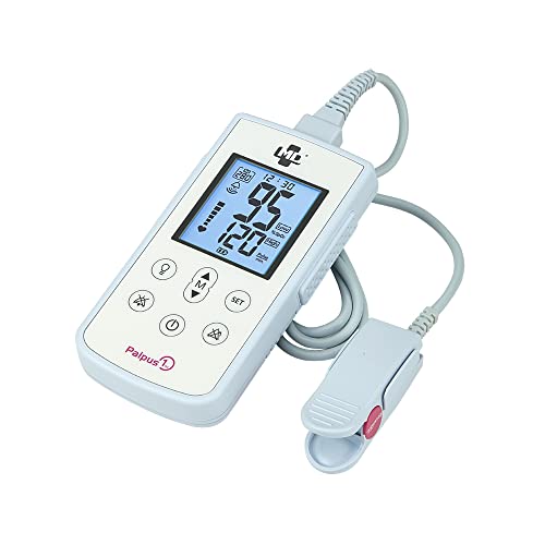 Oxímetro de Pulso MD SA120 Portátil com Alarme, Memória e Conexão com PC