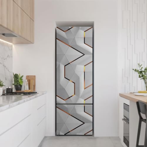 Pegatinas de nevera 60x180 cm antiarañazos e impermeables para transformar cocinas anticuadas 3