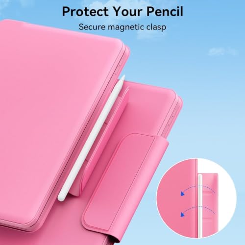 Image of for iPad (A16) 11th /10th Generation Case with Keyboard, Keyboard Case with Magnetic Stand,Detachable Case,Portrait & Typing Modes,Backlight with Multi-Touch Trackpad for iPad 11 &10.9 inch
