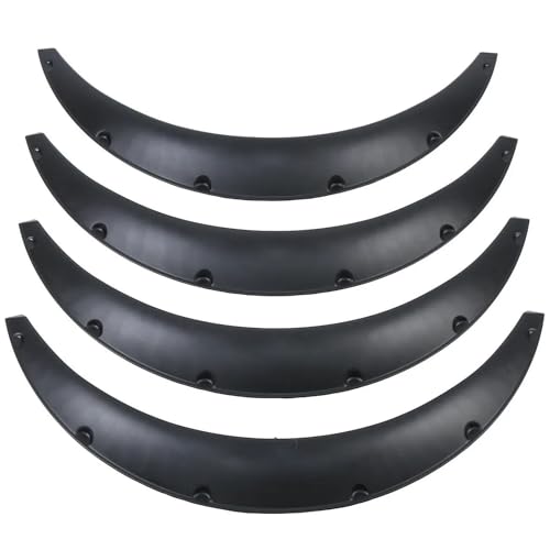 Arco de rueda protegido: 4 guardabarros flexibles universales para evitar salpicaduras