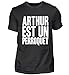 Chorchester Arthur est un Perroquet - Camiseta para hombre Negro XXL