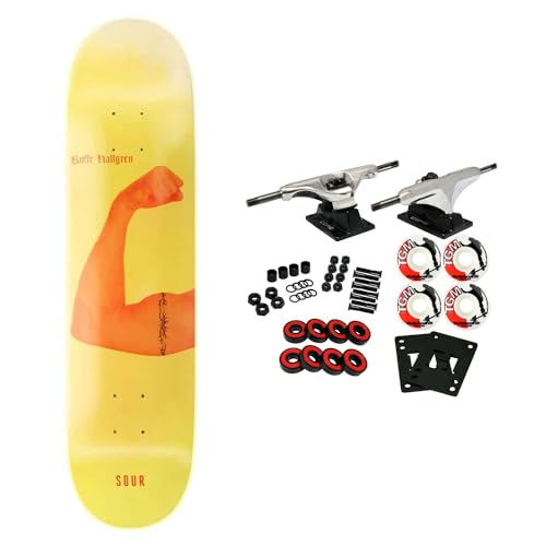 Sour Solution Skateboard Complete Koffe Hallgren Bisep 8.0