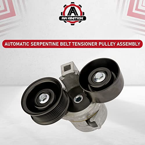 Automatic Serpentine Belt Tensioner Pulley Assembly - Replaces Bt50, Bt-50 - Compatible With Ford Vehicles - 1997-2003 - E-350 Club Wagon, Econoline, Excursion, F-250 Super Duty - 7.3L V8 Diesel #TOP5
