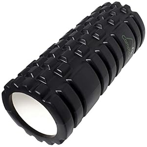 CampTeck U6991 – Massage roller, EVA Foam Roller For Deep Tissue Muscle Massage – Length 33cm/13 For Runners, Cyclists, Footballers, Athletes, Gym and more – Black