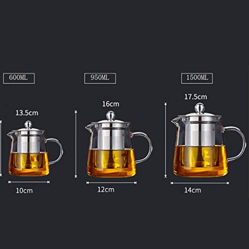 Teekanne-Edelstahl-Glas-Filter-Haushalt-Wasserkocher-Hitzebestaendige-Verdickung-Blume-Tee-Set-Turm-Top-Topf-Einfache-Mode-LCSHAN-Style-Single-teapot-950ml