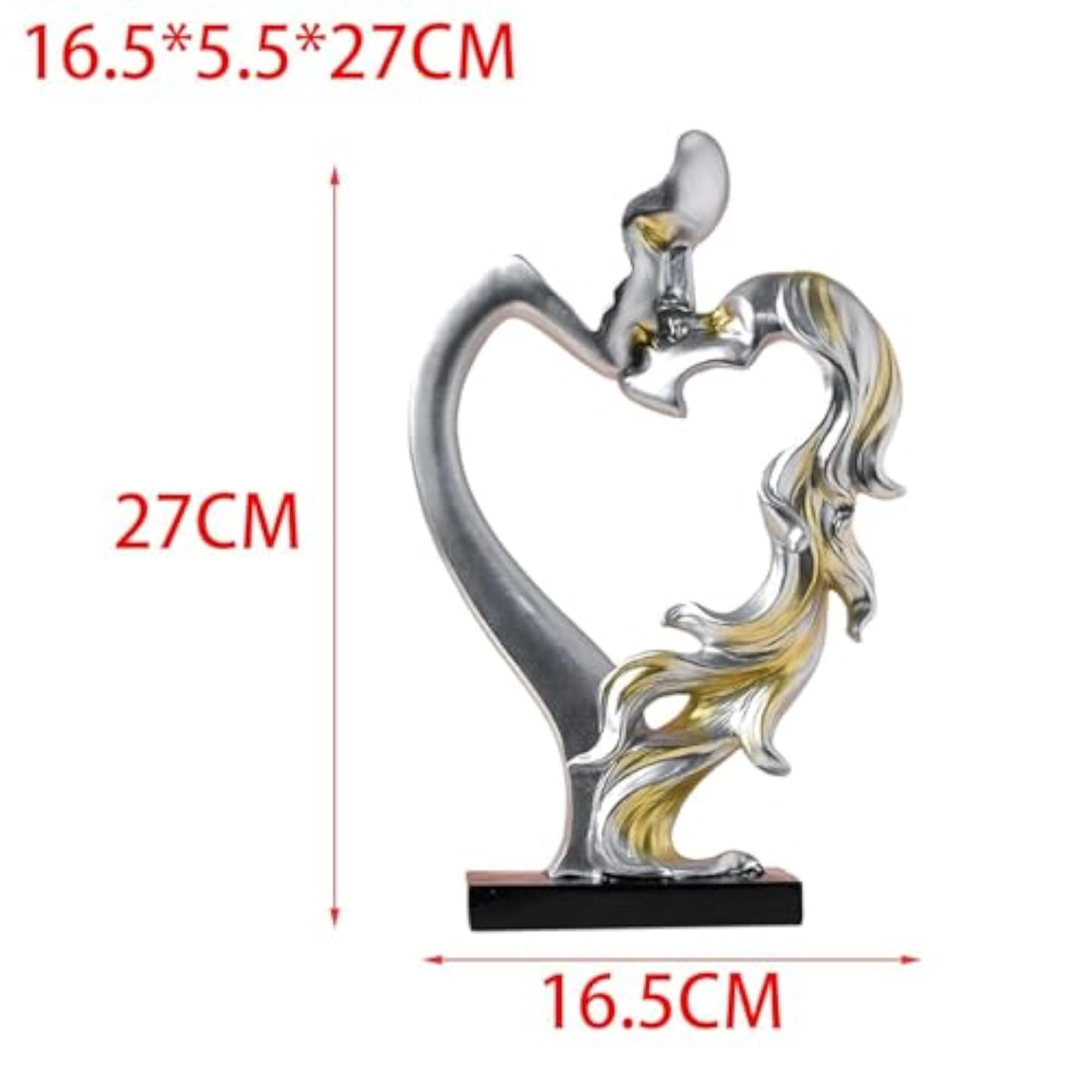 Romantic Deer Couple Figurine Set for Home Decoration