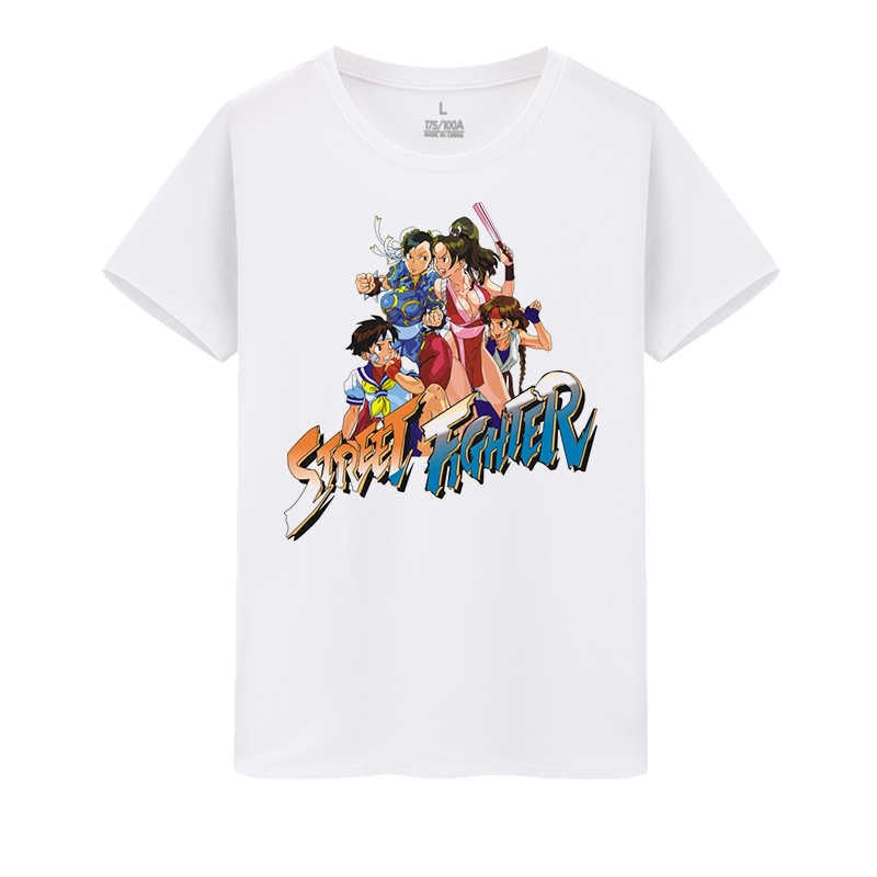 [DAGNI] ストリートファイター Street Fighter メンズ レディース Tシャツ 夏服 綿 プリント スポーツ トップス 半袖 無地 ゆったり ファッション 男女兼用 大きいサイズ