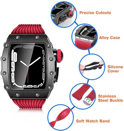 Kit de modification en métal Apple Watch 45mm bracelet luxe