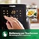 Philips HD9280/90 Airfryer XL Essential (Heißluftfritteuse, 2000 W, 1200 g Kapazität, digitales Display, Wifi Connected) schwarz