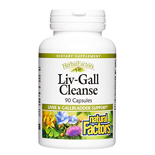 HerbalFactors by Natural Factors, Liv-Gall Cleanse, Supports Liver and Gallbladder Health, 90 capsules