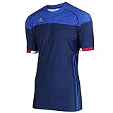 adidas Herren Training Trikot FFHB Shirt Sportshirt (blau, L)