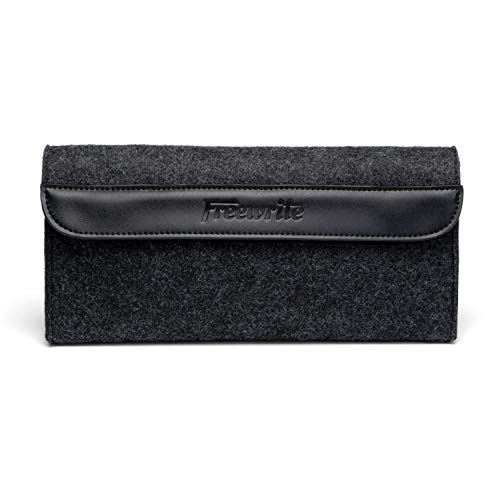 Housse de protection en feutre et cuir avec doublure douce anti-rayures pour voyageur Freewrite Cover