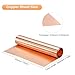 uxcell Copper Sheet Roll 3500mm x 300mm x 0.06mm, 99.9% Pure Copper Strip Copper Flashing Metal Foil Plate for Electricity DIY Projects (Multiple Sizes)