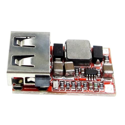 Mini DC-DC Step Up Boost Module Réglable et Régulateur de Tension 12V 24V pour Chargeur USB 5V