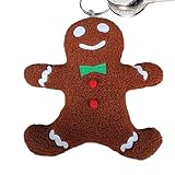 Peluche de pan de jengibre, decoración de colgante de Navidad | Almohada de hombre de jengibre de Navidad, para sala de estar, fiesta, dormitorio, guardería, escuela, jardín de infantes, niños y niñas