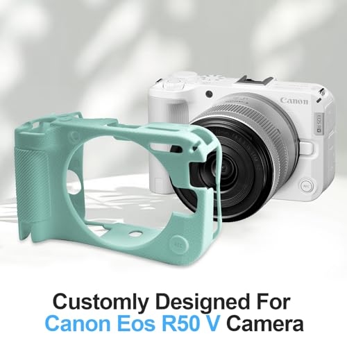 Funda Silicona para Cámara Canon EOS R50 V Azul miniatura 2